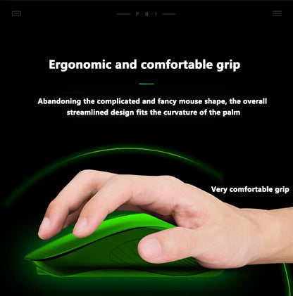 INPHIC B2 USB Wired Mouse, Silent Office Gaming Mouse for PC and Laptops