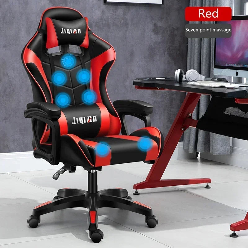 High quality gaming chair RGB light office chair gamer computer Ergonomic swivel chair Massage Recliner New gamer chairs