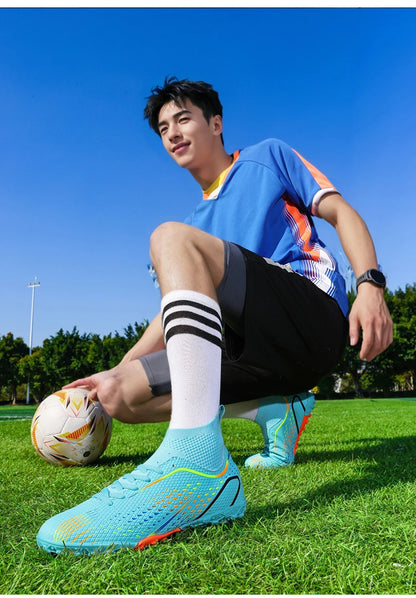 New Men Soccer Shoes Hot Sale High-quality Football Boots Women Unisex Futsal Cleats Ultralight Professional TF/FG Sneakers