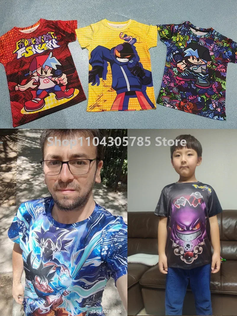 Children's Fortnite Anime Hoodie Men's Streetwear Hip-Hop Sportswear Casual Loose Fit Sweatshirt Outdoor Fashion