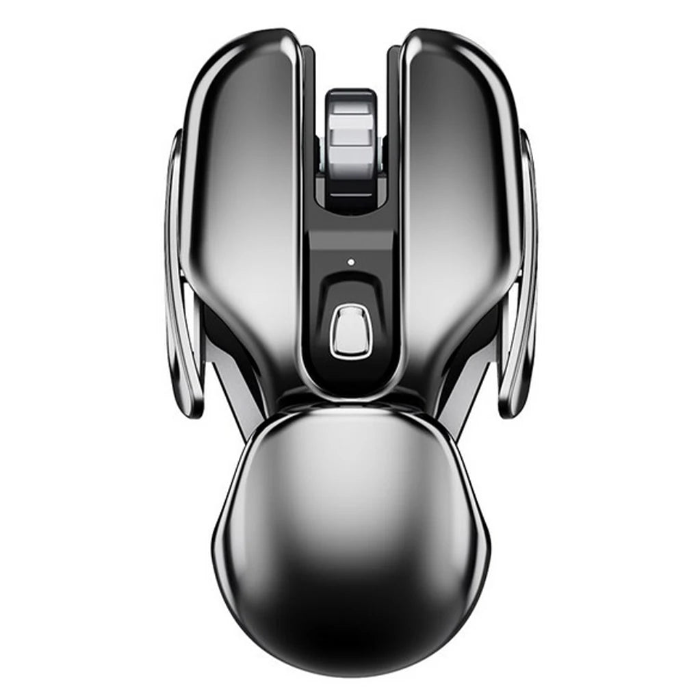 Rechargeable Mute Wireless Mouse USB Ergonomics Metal Receiver Desktop Waterproof Gaming Mice PC Laptop Tools
