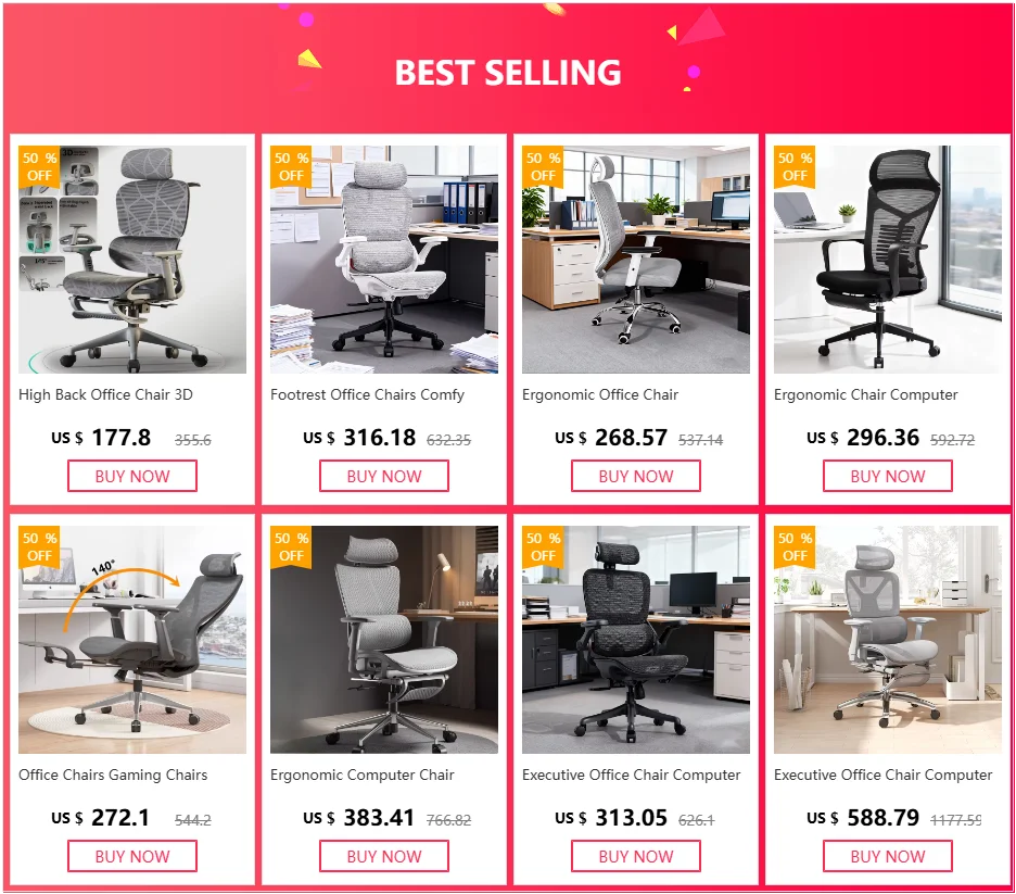 High Back Office Chair 3D Headrest Gaming Chairs Adjustable Computer Relaxing Massage Gamer Chair Ergonomic Office Furniture