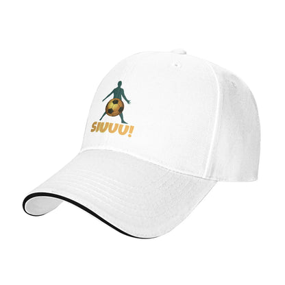 Footbal Ronaldos Baseball Cap Hip Hop Sandwich Hats Unisex Adjustable Sun Hat Running Golf