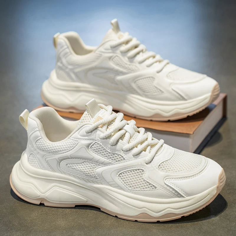 Zapatillas casuales rápidas para hombre, primavera/verano, suela blanda antideslizante, transpirables, para running al aire libre, moda juvenil, zapatillas deportivas Joker