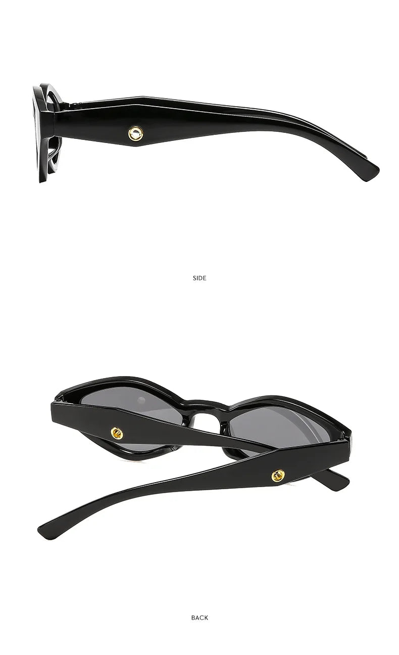 Vintage Cat Eye Sunglasses Women Men 2025 Brand Designer Fashion Goggle Sun Glasses Female Trends Shades Outside Eyewear UV400