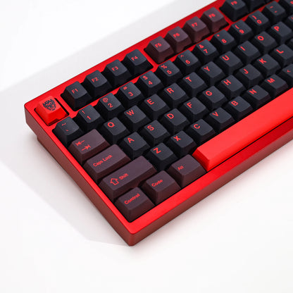 KBDiy GMK Red Dragon Keycaps PBT 143 Keys Set Retro Alice ISO Cherry Profile KeyCap For Custom DIY 60 Mechanical Keyboard Gaming
