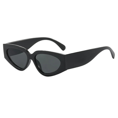 Steampunk Cat Eye Sunglasses Women Men Black-white Frames Trendy Sun Glasses Fashion Retro Vintage Accessories Shades Eyewear