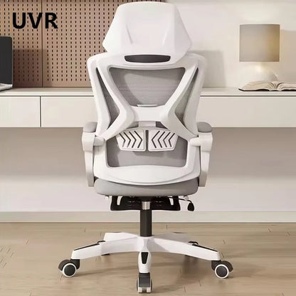 UVR Reclining Computer Chair Home Backrest Chair Office Worker Chair Comfortable Long Sitting Gaming Chair Conference Seating