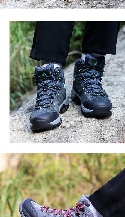 HUMTTO planinarske cipele, muške vodootporne lovačke čizme, taktičke pustinjske borbene gležnjače za trekking, tople kožne tenisice za muškarce i žene