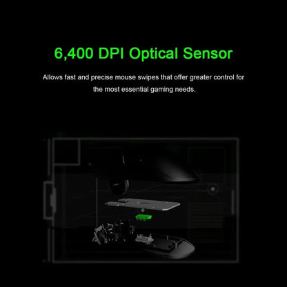 Original Razer DeathAdder Essential Wired Gaming Mouse 6400DPI Optical Sensor 5 Independent Buttons for Laptop PC Gamer