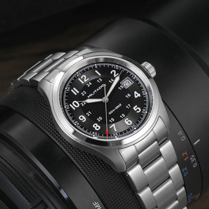Militado ML08 Quartz Watch Ronda 515 Movement Domed Sapphire Wristwatch BGW9 Luminous 10Bar Waterproof 38mm Men Watches