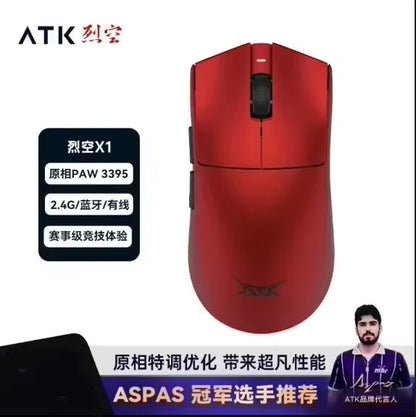 ATK Blazing Sky X1/X1V2 Wireless Gaming Mouse 8K Low Latency Lightweight FPS Liekong E-sports Gaming Mouse Custom PC Accessories