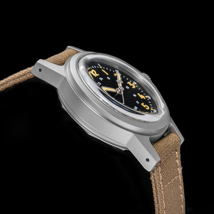 THORN Retro vojenské hodinky 36 mm s strojkem NH35A SHY-043 Sportovní hodinky Unisex Pánské a dámské Luxusní
