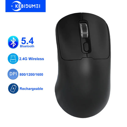 Bluetooth 5.4 Mouse 2.4G Wireless Mouse Dual Mode Silent Mouse Rechargeable Gaming Mouse for PC Computer Laptop Macbook
