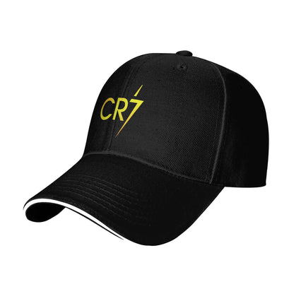 Footbal Ronaldos Baseball Cap Hip Hop Sandwich Hats Unisex Adjustable Sun Hat Running Golf