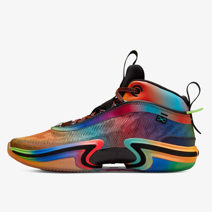 Nike Authentic Jordan Unisex Rainbow Mid-Top Durable Basketball Shoes DN4200-064