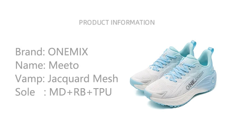ONEMIX Scarpe da corsa casual Scarpe da jogging estive traspiranti Uomo Leggere Scarpe da palestra da donna Scarpe sportive ammortizzate da uomo per attività all'aperto