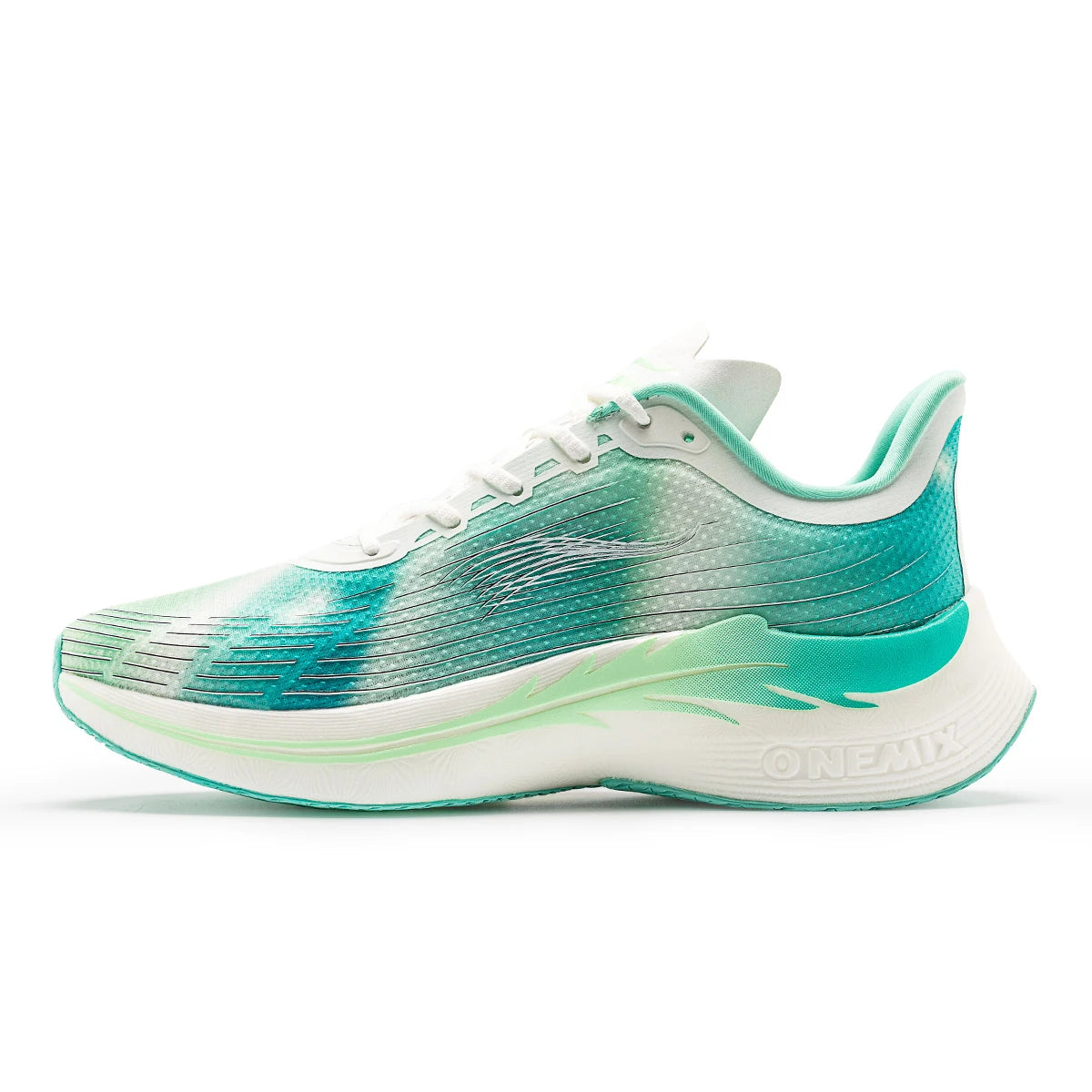 Onemix New Men Marathon Running Shoes for Women Breathable Lightweight Sneakers Lace Up Athletic Shoes Comfortable Light Soft