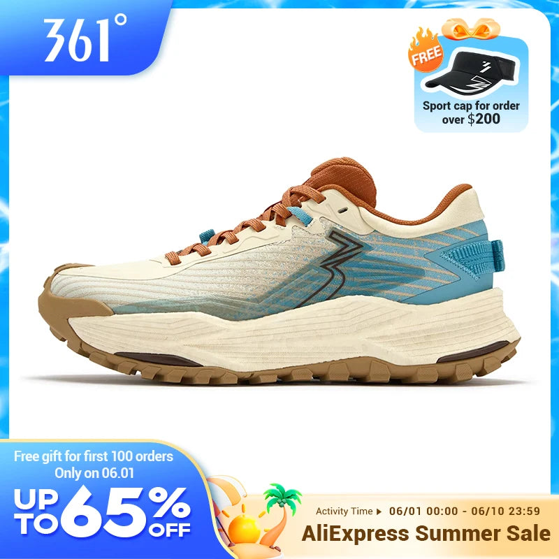 361 Degrees WUXIA 2.0 Lightweight Soft Airy Rebound Cushioning Non-Slip Outdoor Hiking Versatile Sneaker Male 672542201
