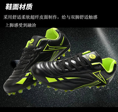 Hot Selling Youth Professional Long Nail Soccer Shoes Men's Broken Nail Football Shoes Children's Student Training Shoes