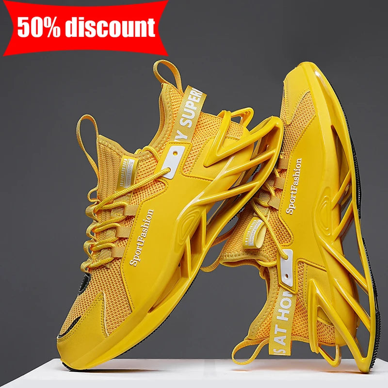 Mens Running Shoes 2026 New Mesh Breathe Sole Anti Slip Wear Resistant Daily Sports Trendy Fashion Casual Sneakers for Men