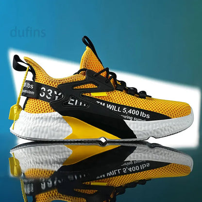 Scarpe da uomo nuove, sneakers, leggere, casual, alla moda, da corsa, elastiche, per il tempo libero, in rete, estive, sportive, da tennis, da passeggio, taglia