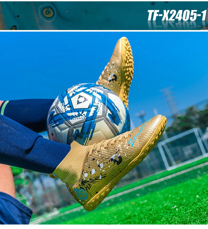 New Men Professional Soccer Shoes Non-slip Football Boots Unisex Breathable Futsal Sports New Cleats Drop Shipping Ultralight