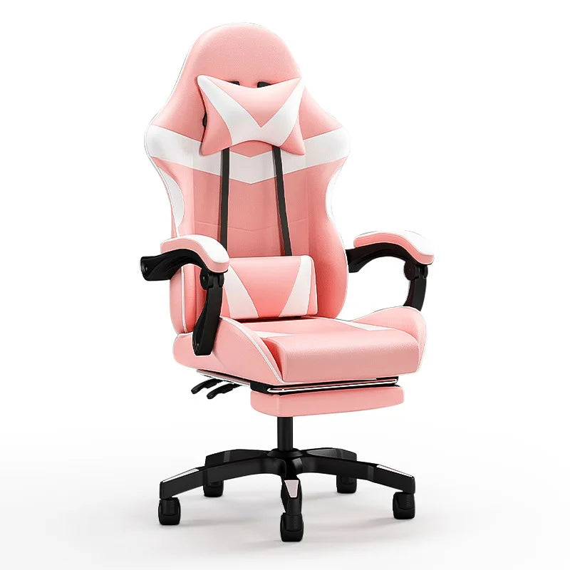 Gaming Chair Ergonomic Computer Desk Chair Reclining Home Office Gaming Chair with Back Support for Extended Sessions
