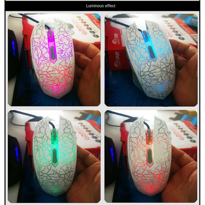 2400 DPI USB Wired Gaming Mouse LED Backlit Professional Gamer Mice Ergonomic Computer Mouse for PC Laptop Macbook