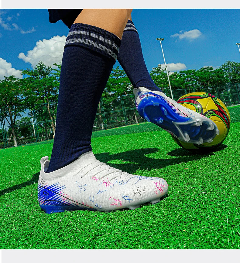 Nouvelles chaussures de football pour hommes, baskets FG, chaussures de soccer, entraînement, vente en gros, qualité supérieure, crampons antidérapants, livraison directe, unisexe, adulte