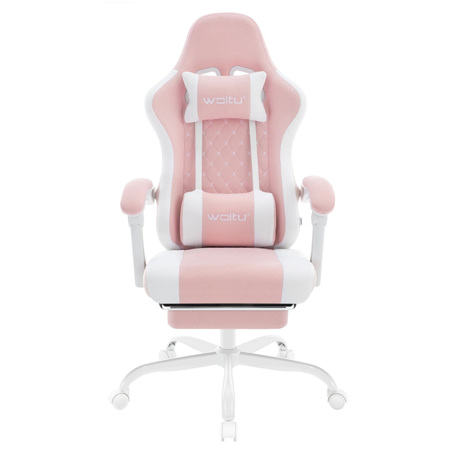 Silla de ordenador giratoria WOLTU con función de masaje, silla de oficina ergonómica con almohada y reposapiés, silla gaming ajustable en altura