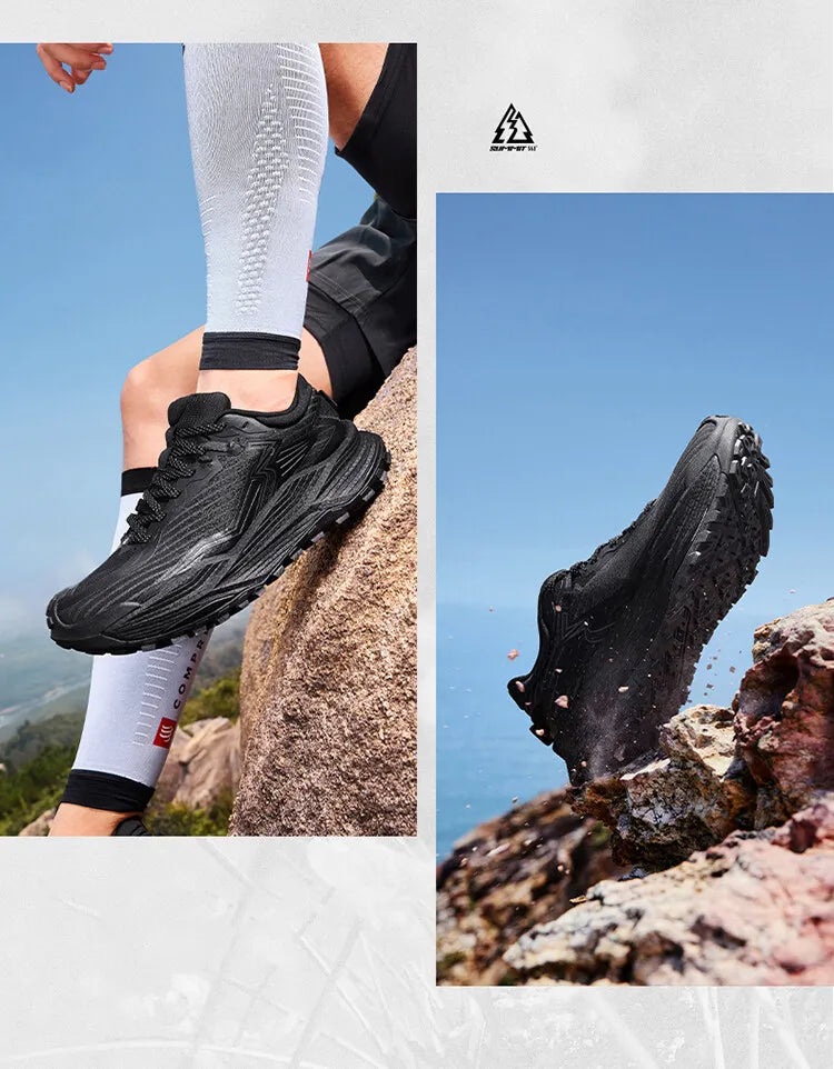 361 Degrees WUXIA 2.0 Lightweight Soft Airy Rebound Cushioning Non-Slip Outdoor Hiking Versatile Sneaker Male 672542201