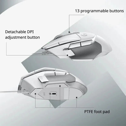 Logitech G502 X Lightspeed Wireless Gaming Mouse LIGHTFORCE hybrid optical-mechanical switches HERO 25K gaming sensor compatible New