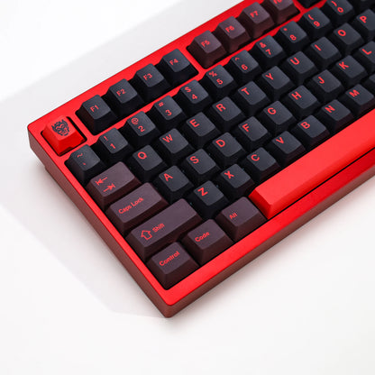 KBDiy GMK Red Dragon Keycaps PBT 143 Keys Set Retro Alice ISO Cherry Profile KeyCap For Custom DIY 60 Mechanical Keyboard Gaming