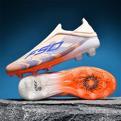 New Men's Soccer Shoes Match Indoor Hot-Selling Outdoor Football Boots Grass Cleats High-Top Futsal Sneakers Non-Slip High-Quality
