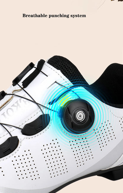 Unisex Cycling Shoes Speed Competitive Cycling Shoes SPD Road Bike Lock Shoes Breathable MTB Mountain Off-Road Cycling Shoes
