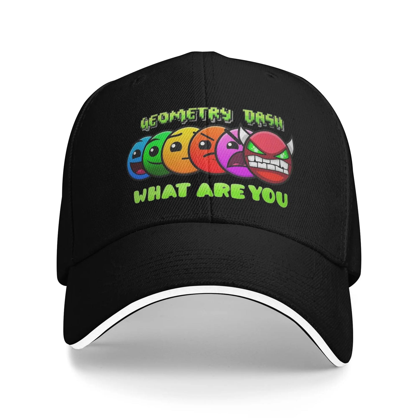 Geometry Cube Gaming Dash Baseball Cap Hip Hop  Sandwich Hats Unisex Adjustable Dad Hat Sport