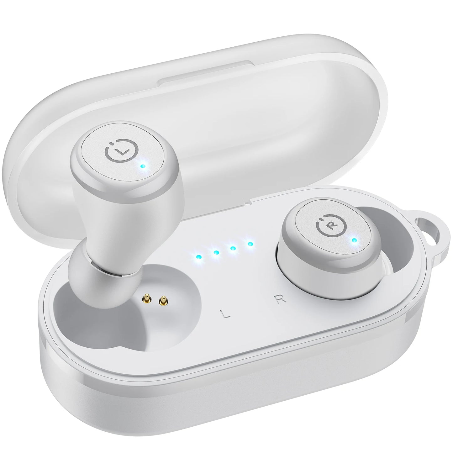 TOZO T10 Bluetooth 5.3 Earphones, Wireless Headphones, AI Enhanced Calling With Deep Bass, IPX8 Waterproof Earbuds, 45H Play