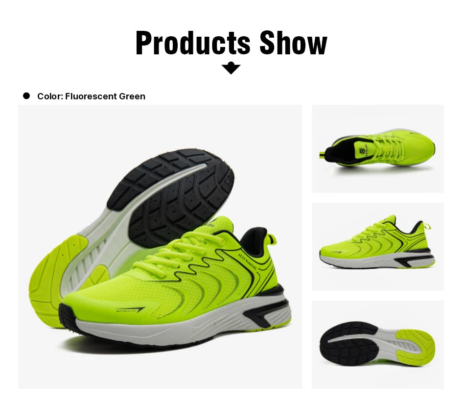 Chaussures de course pour homme Baasploa : baskets décontractées, légères, en mesh respirant, pour homme, d'extérieur, antidérapantes et résistantes à l'usure