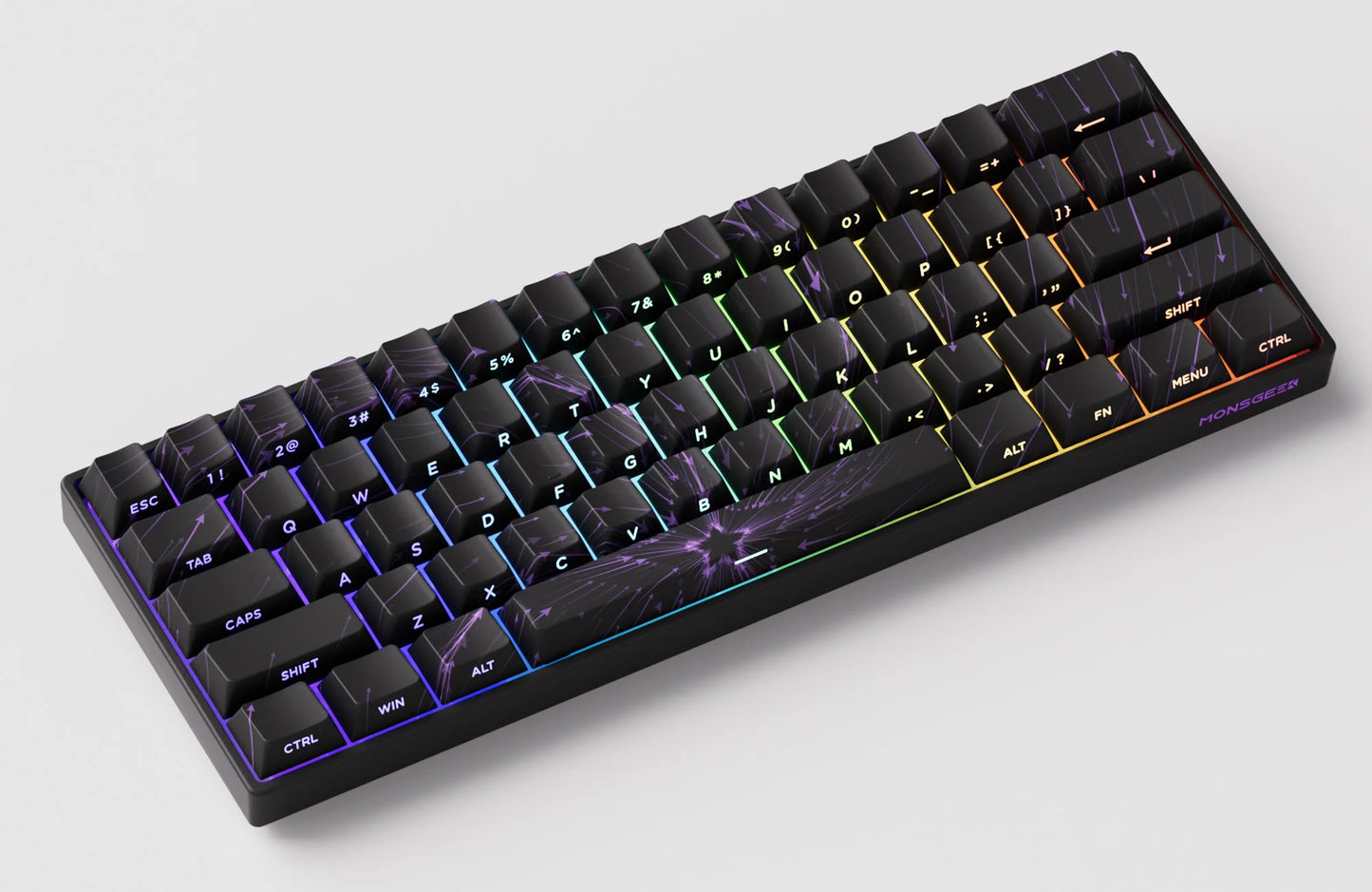 Akko MonsGeek FUN60 PRO&MAX HE Mechanical Keyboard Magnetic Switch 60% Gaming Keyboard Rapid Trigger 8K Custom Keyboard