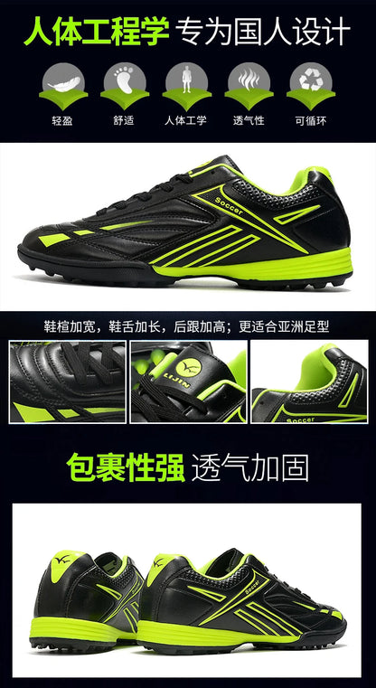 Hot Selling Youth Professional Long Nail Soccer Shoes Men's Broken Nail Football Shoes Children's Student Training Shoes