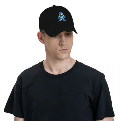 Megaman 8bits Baseball Cap Summer Hat Hat Beach Men Golf Wear Women's