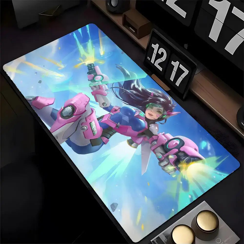 Overwatch Genji Mouse Pad Mousepad HD Printing Computer Gamers Locking Edge Non-slip Mouse Pad XXL90x40cm Keyboard PC Desk Pad
