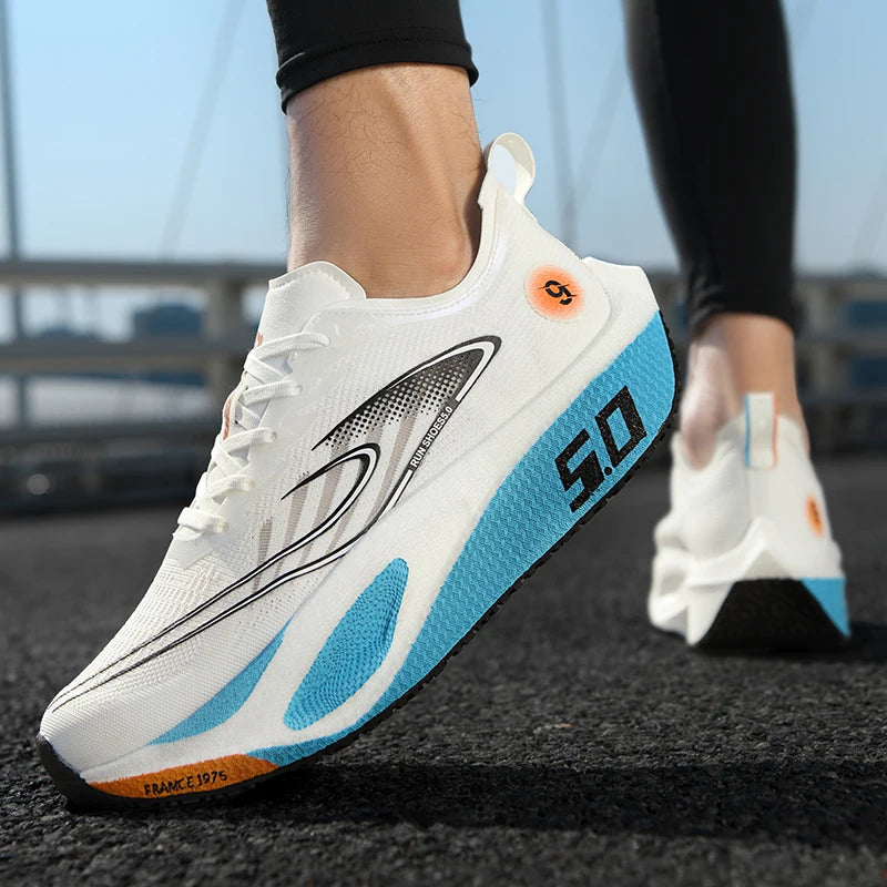 New Sports Shoes for Men&Women, Running Sneakers, Carbon Plate, Male Marathon Racing, Shock-absorbing, Athletics Training Shoes