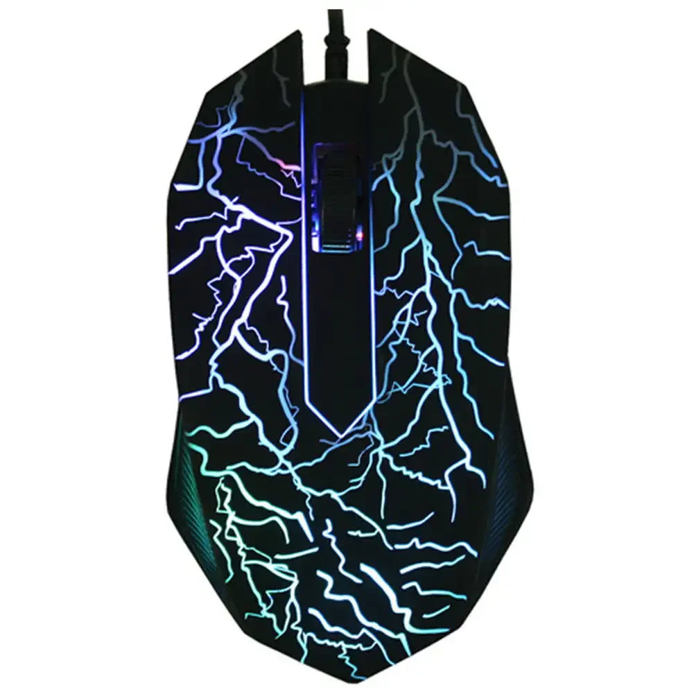 2400 DPI USB Wired Gaming Mouse LED Backlit Professional Gamer Mice Ergonomic Computer Mouse for PC Laptop Macbook