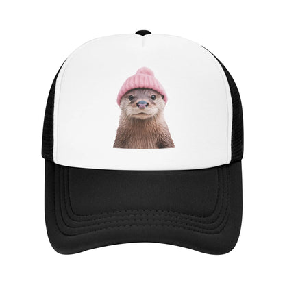 Unisex Steve Is Not Getting Smarter As He Gets Older Otter  Trucker Hats Mesh Baseball Cap Dad Hat  Adjustable Trucker Cap