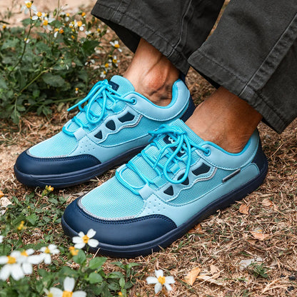 Oiaano Scarpe unisex a punta larga, stile barefoot, da uomo e da donna, sneakers per il tempo libero, in rete, traspiranti, comode, leggere, sportive, da passeggio, da corsa e da trekking