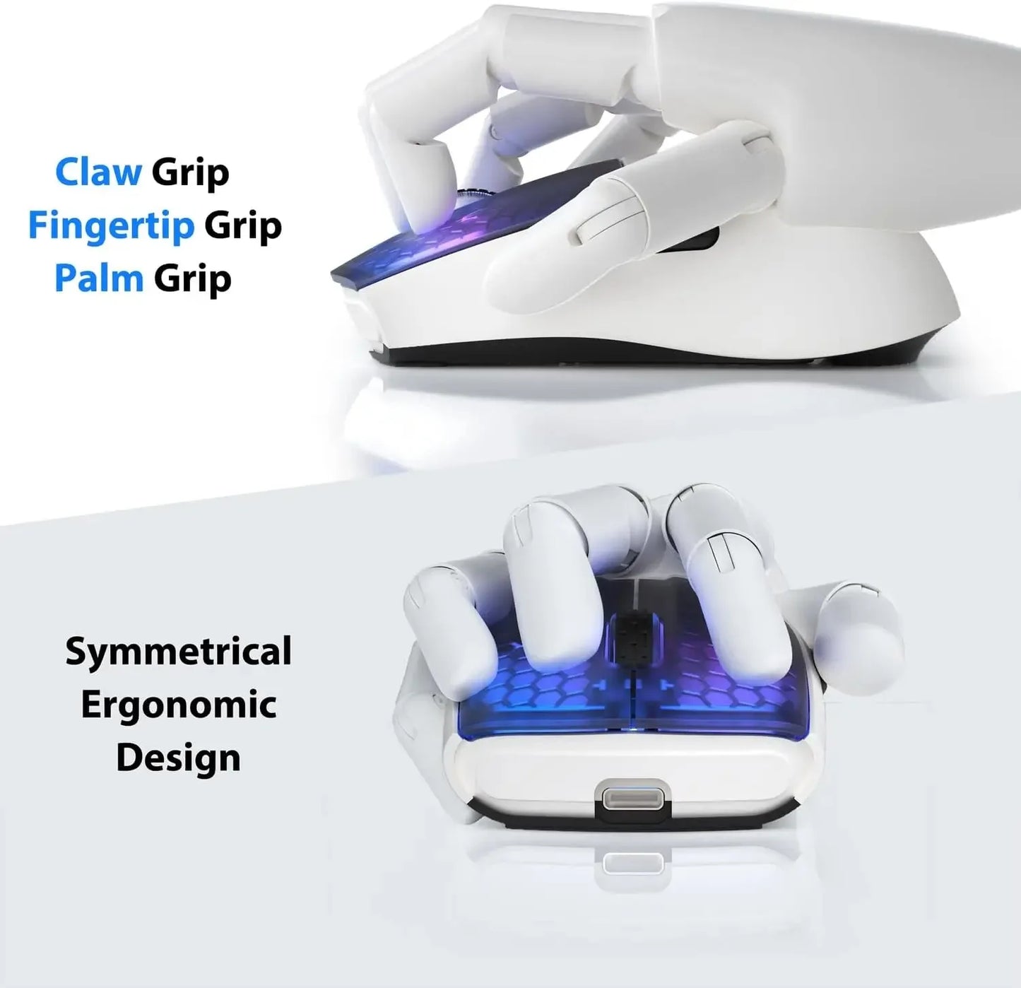 ATTACK SHARK X5 49g Wireless Gaming Mouse, Bluetooth Tri-mode, PixArt Optical Sensor for PC/MAC/Wins