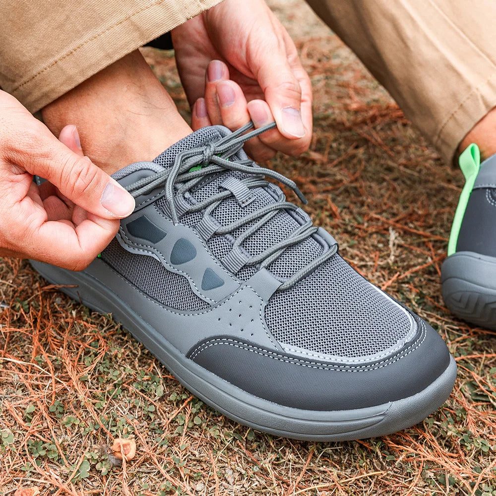 Oiaano Scarpe unisex a punta larga, stile barefoot, da uomo e da donna, sneakers per il tempo libero, in rete, traspiranti, comode, leggere, sportive, da passeggio, da corsa e da trekking