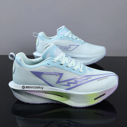 2026 løbesko med carbonplade til marathon, sportslige, åndbare og lette, komfortable skridsikre sneakers til mænd og kvinder, casual, ny